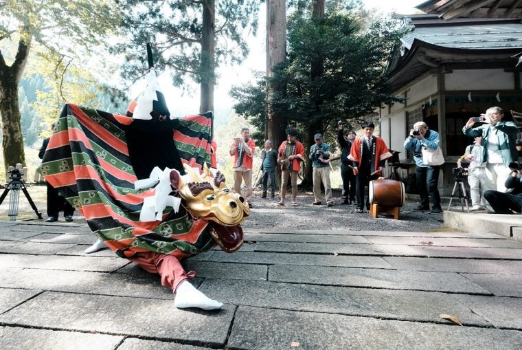 智頭町の麒麟獅子(鳥取県)