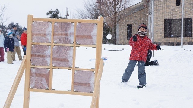 新温泉町　牧場公園　雪まつり