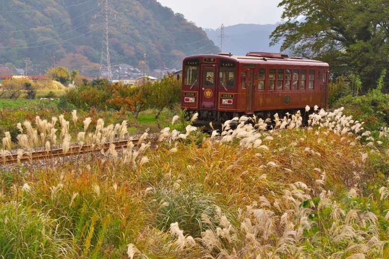 若桜鉄道の車窓から見る原風景