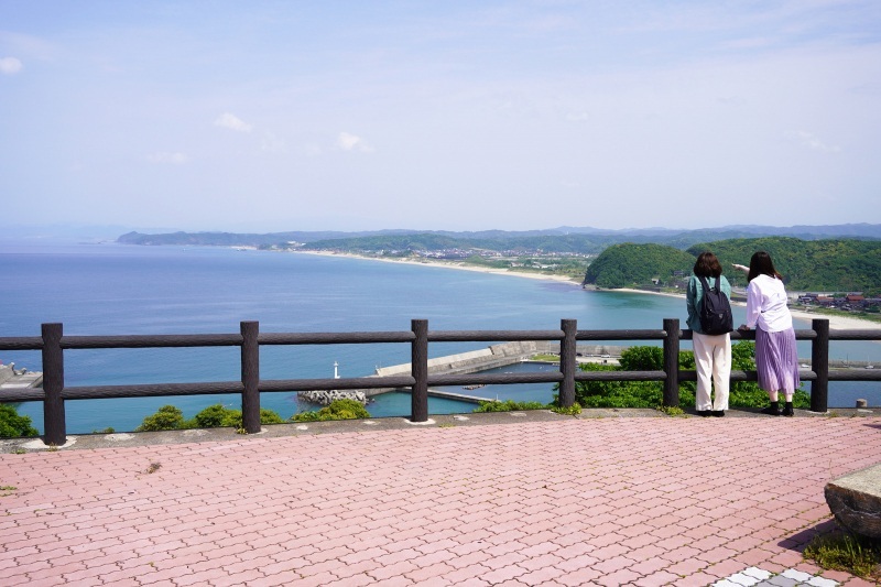 魚見台から見る浜村海岸