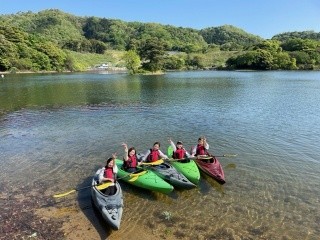 多鯰ヶ池 カヤック体験